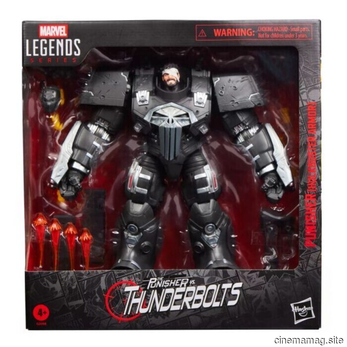 Figura de acción de la serie Marvel Legends Punisher (armadura Hulkbuster) en camino de Hasbro