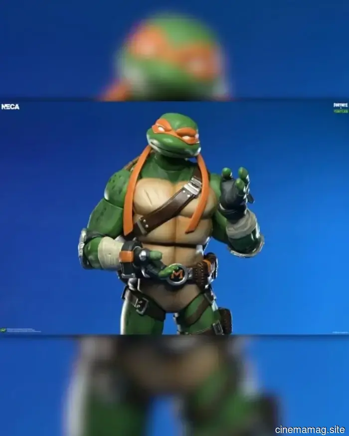 Donatello and Michelangelo are set to be added to NECA's action figure collection that features Fortnite and Teenage Mutant Ninja Turtles.