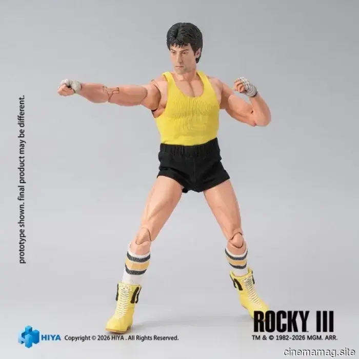 Hiya Toys annuncia la figura d'azione Rocky III Exquisite Super Series