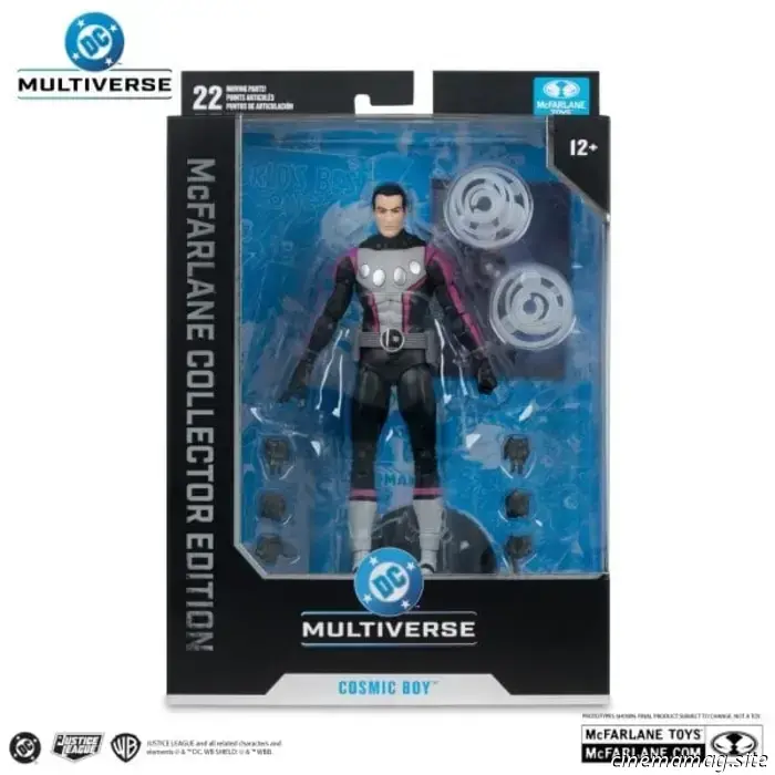 McFarlane Toys has revealed new DC Multiverse figures featuring Zatanna, Detective Chimp, Professor Pyg, Elongated Man, Cosmic Boy, and Blackhawk.