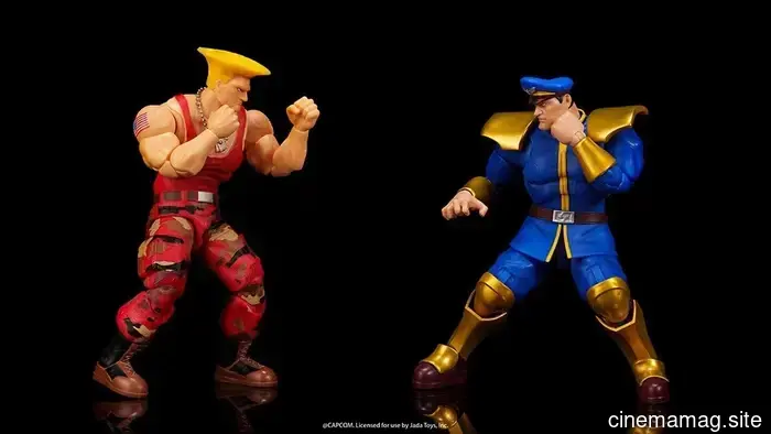 Guile and M. Bison are included in the Player 2 editions of the Ultra Street Fighter II Versus Twin Pack by Jada Toys.