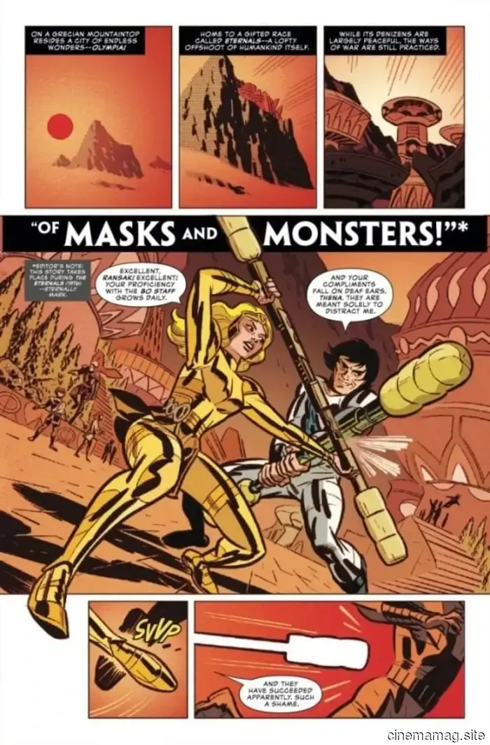 Vista previa del cómic – Especial del 50 aniversario de Eternals #1