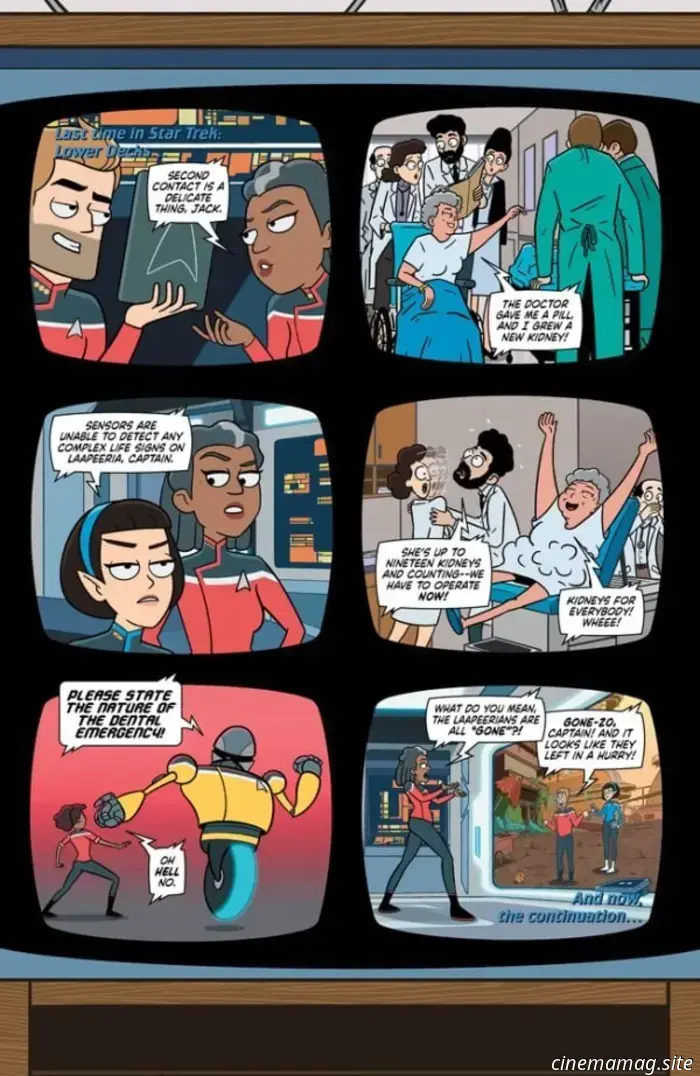 Anteprima del fumetto – Star Trek: Lower Decks #14