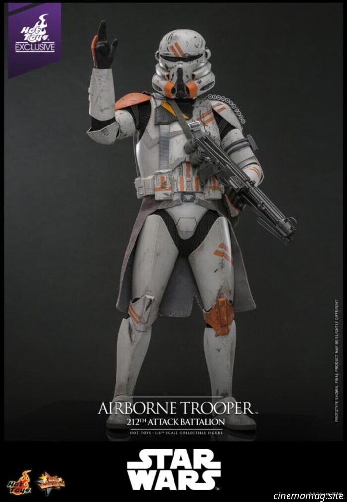 Hot Toys Star Wars: La vendetta dei Sith Airborne Trooper (212th Attack Battalion) sesta scala figura rivelata