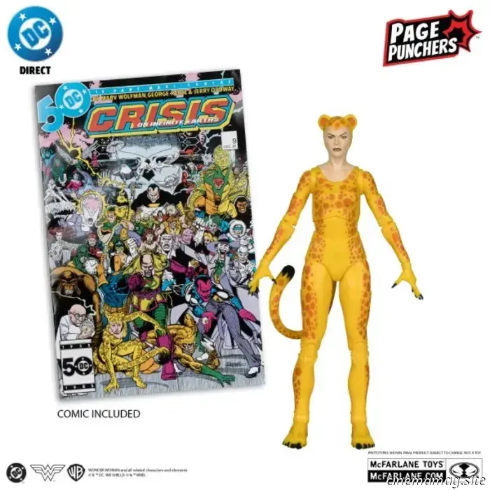 McFarlane Toys представила два предстоящих релиза из своей линейки DC Direct Page Punchers — Чита (Crisis on Infinity Earths) и Экстант (Zero Hour). Их уже можно предзаказать по цене $27.97 за штуку; посмотрите их здесь…
Встретьтесь с самыми подлыми злодеями мультивселенной DC в этом номере, где исследуется, чем плохие парни занимались с тех пор, как начался Кризис. Воспользуется ли эта армия коррумпированных негодяев хаосом, обрушившимся на реальность, — или протянет ли руку помощи человечеству в час нужды?
Характеристики продукта:
Невероятно детализированная фигурка в масштабе 7 дюймов, разработанная с технологией Ultra Articulation с до 22 подвижными точками для полного диапазона поз и игры
В комплекте 2 сменные головы/лица, дополнительные руки и подставка
В комплекте комикс только на английском языке и коллекционная карточка с изображением персонажа на лицевой стороне и биографией на обратной стороне.
Соберите все фигурки McFARLANE TOYS™ x DC DIRECT™ PAGE PUNCHERS
СМОТРИ ТАКЖЕ: McFarlane Toys представила Page Punchers: Супермен, Джокер и Бэтмен: The Dark Knight Returns
Вселенную разрушает всепоглощающее начало! Флэш Уолли Уэст, как и Барри Аллен до него, пытается остановить кризис, но исчезает в процессе. Кроме того, по всему миру начинают появляться аномалии, такие как Барбара Гордон, снова появляющаяся в образе Бэтгерл — несмотря на то что Джокер парализовал её много лет назад!
Характеристики продукта:
Невероятно детализированная фигурка в масштабе 7 дюймов, разработанная с технологией Ultra Articulation с до 22 подвижными точками для полного диапазона поз и игры
Аксессуары включают тканевый плащ, дополнительные руки и подставку для экспонирования фигурки
В комплекте комикс только на английском языке и коллекционная карточка с изображением персонажа на лицевой стороне и биографией на обратной стороне.
Соберите все фигурки McFARLANE TOYS™ x DC DIRECT™ PAGE PUNCHERS
О Эми Крансвик
Эми Крансвик более десяти лет является частью редакционной и управленческой команды Flickering Myth. У неё есть опыт в издательском деле и редактировании, и с 2023 года она занимает должность главного редактора FlickeringMyth.com.