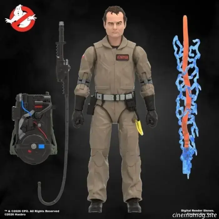 Confronte a Gozer con la figura de acción de Enfrentamiento en la azotea de la Serie Plasma de los Cazafantasmas de Hasbro, paquete de 4