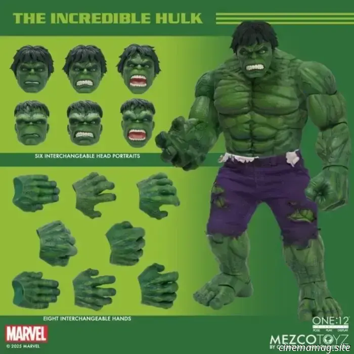Mezco Toyz presenta l'action figure di L'Incredibile Hulk della linea One:12 Collective.