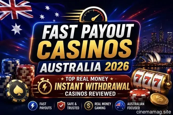 Fast Payout Casinos Australia 2026 – A Review of the Best Real Money Casinos with Instant Withdrawals - MovieMaker Magazine
