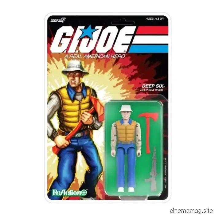 Lady Jaye, Deep Six, Zartan, and the Cobra Viper Gunner are set to be part of Super7's G.I. Joe: A Real American Hero ReAction+ series.