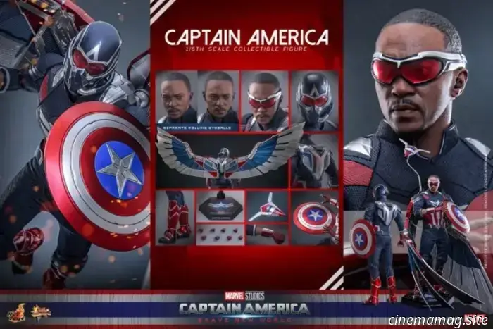 Hot Toys presenta Capitán América: Brave New World Sam Wilson Cap figura de sexta escala