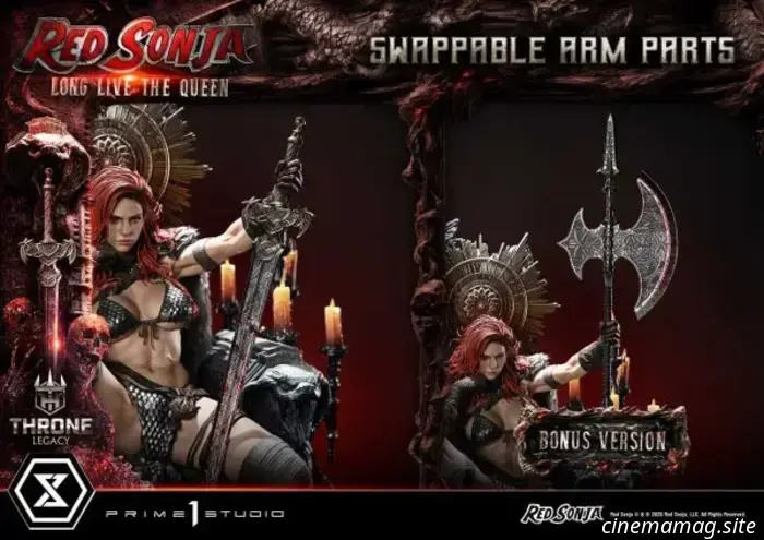Red Sonja: la statua da collezione «Lunga vita alla regina» svelata da Prime 1 Studio