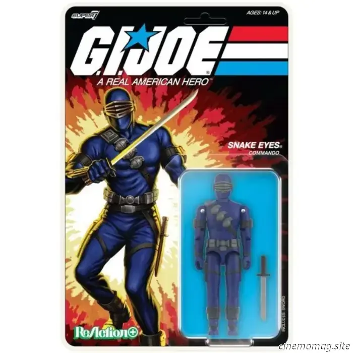 Reveals for Wave 3 of Super 7's G.I. Joe Reaction+ feature Arctic Cobra Commander and Cartoon Snake Eyes.