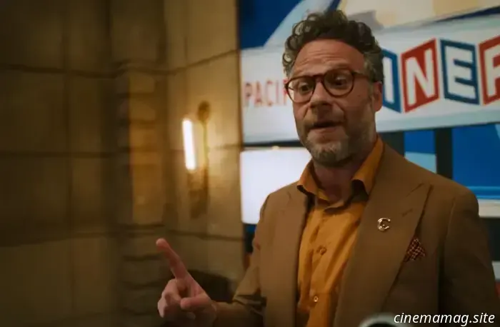 Seth Rogen worries that he is damaging the film industry in the trailer for The Studio.