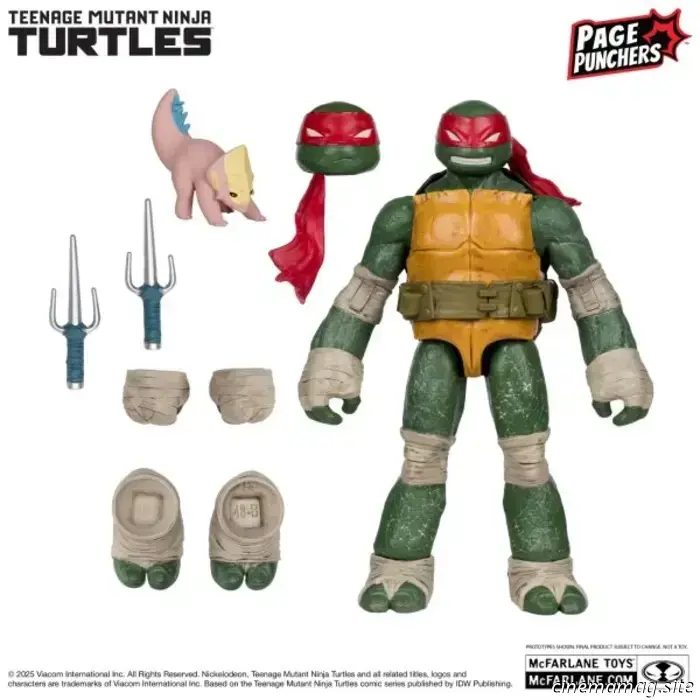 McFarlane Toys has revealed new Teenage Mutant Ninja Turtles Page Punchers figures.