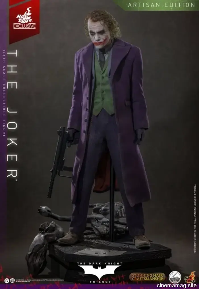 Hot Toys reveals a quarter scale collectible figure of The Joker from The Dark Knight.