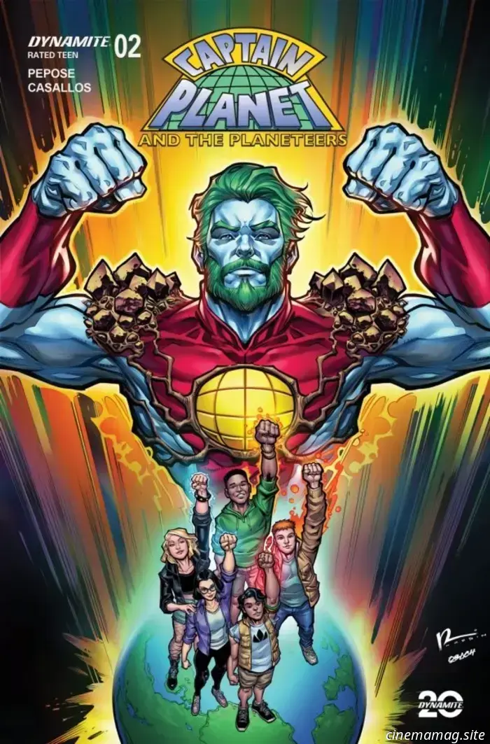 Take a glimpse at the preview for Dynamite's Captain Planet #2.