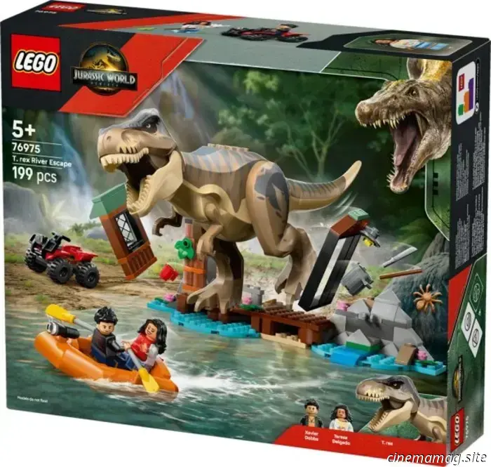 I set LEGO Jurassic World: Rebirth svelati prima dell'uscita di luglio