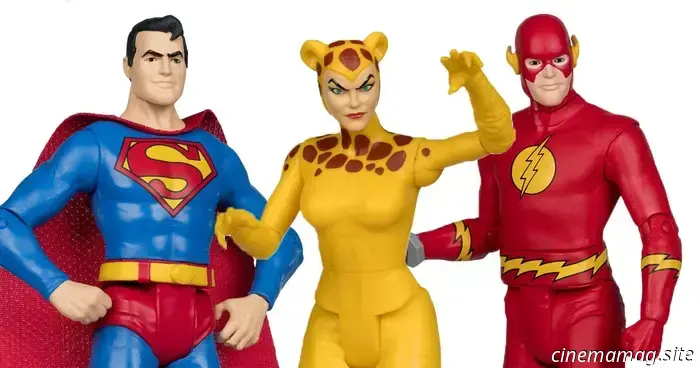 McFarlane's DC Super Friends Wave 2 introduces Superman, The Flash, Cheetah, Captain Cold, and Toyman.