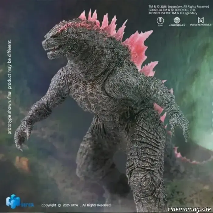 Hiya Toys lanza la figura de acción Godzilla Evolved con Rayo de Calor de Godzilla x Kong: The New Empire