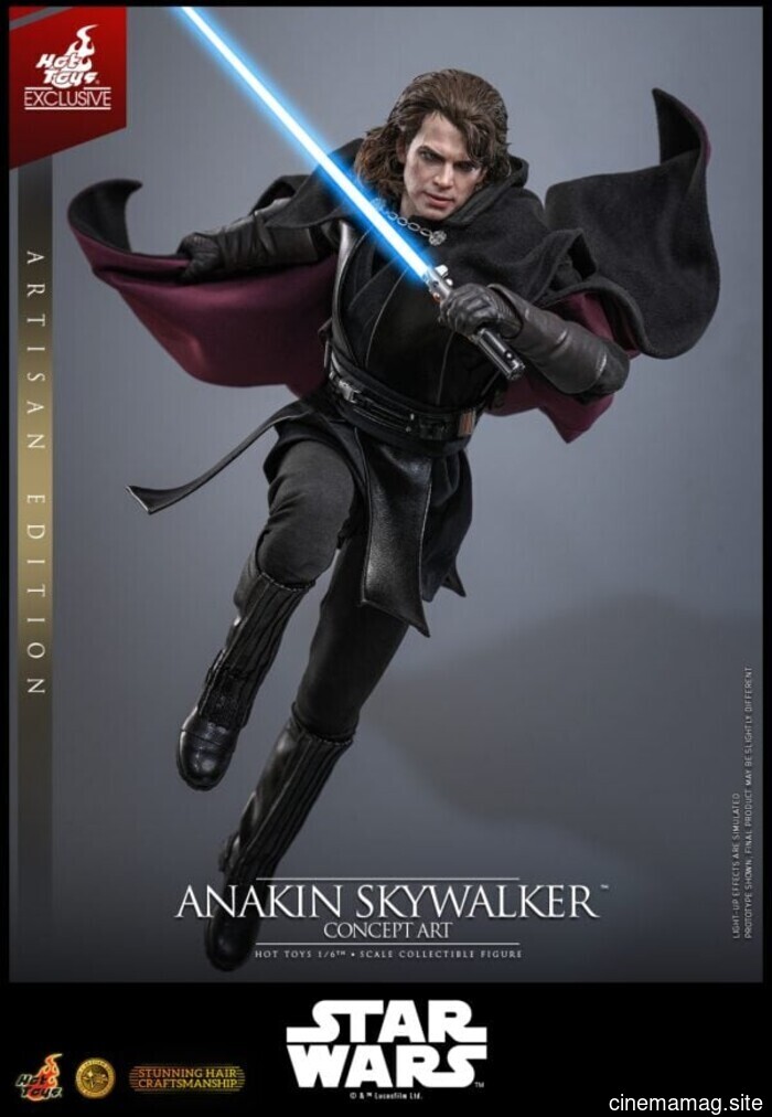 Hot Toys svela la figura in scala sei di Anakin Skywalker (Concept Art) da Star Wars: Episodio III – La vendetta dei Sith