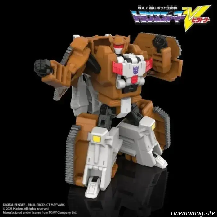 Hasbro introduces the Breastforce with the Liokaiser Combiner figure from Transformers: Victory through their HasLab initiative.