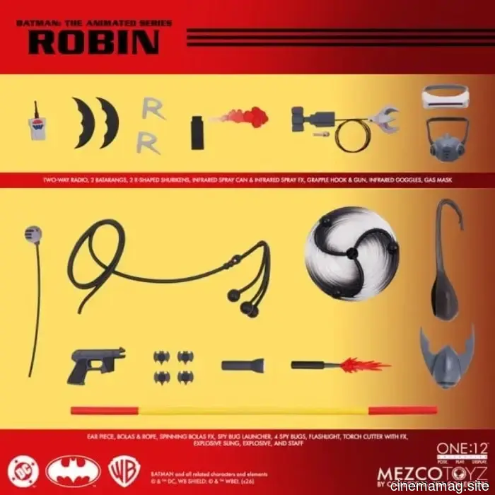 Mezco Toyz has revealed the Batman: The Animated Series One:12 Collective Robin action figure.