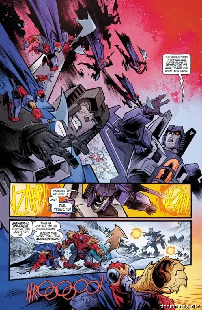 Vista previa del cómic – Transformers #36