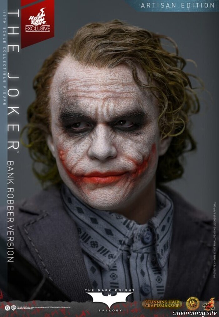Джокер (Грабитель банков) Фигурка из серии Dark Knight Artisan Edition, представленная Hot Toys
