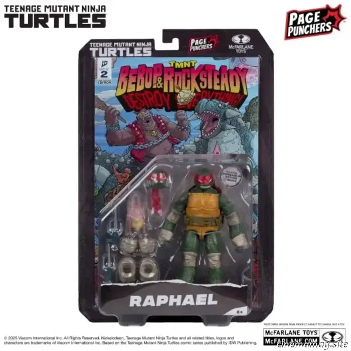 McFarlane Toys has revealed new Teenage Mutant Ninja Turtles Page Punchers figures.