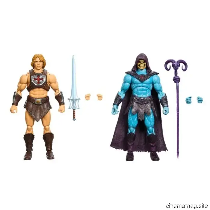El paquete de 2 figuras de He-Man y Skeletor de la película Masters of the Universe de Mattel lanza las pre-órdenes.