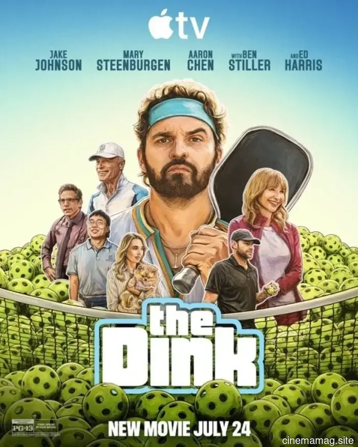 Jake Johnson is a former tennis professional now venturing into pickleball in The Dink trailer.