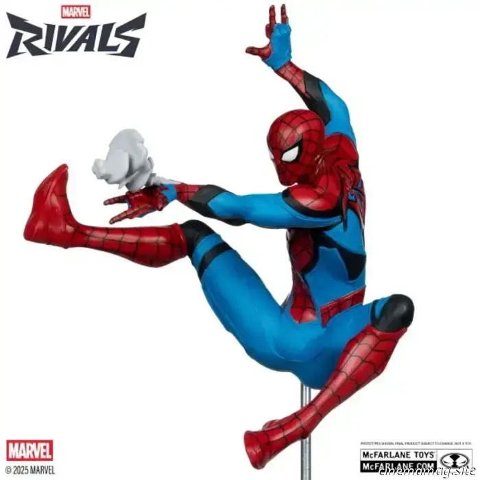 Spider-Man y Iron Man se unen a la línea Marvel Rivals de McFarlane Toys con figuras coleccionables.