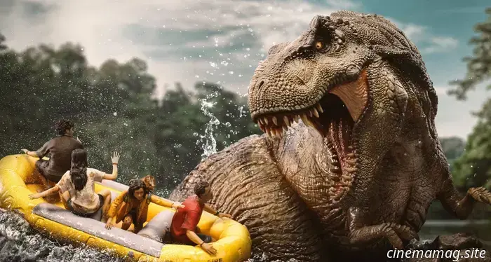 Iron Studios has unveiled a collectible statue of the T-Rex from the Jurassic World Rebirth river scene.