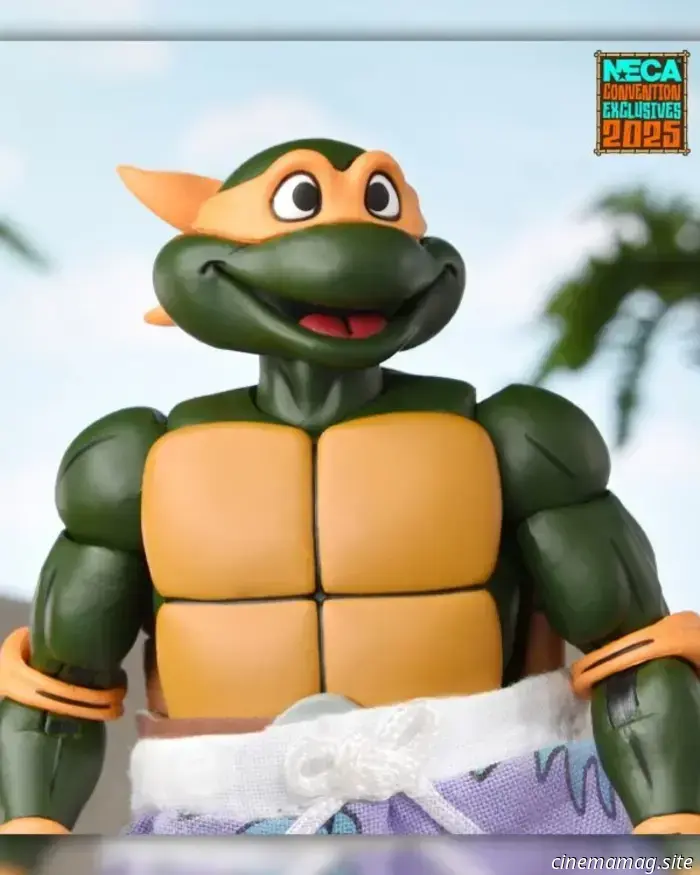 Teenage Mutant Ninja Turtles Bodacious Beach Bros. SDCC esclusivo 4-pack svelato da NECA