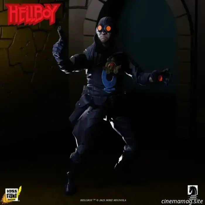 Boss Fight Studio unveils a new line of action figures featuring Hellboy, Lobster Johnson, and Gruagach.