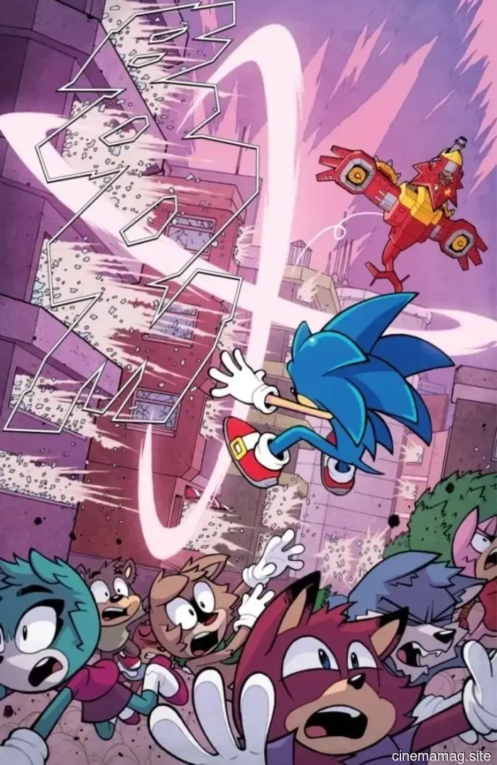 Comic Book Sneak Peek – Sonic the Hedgehog x Godzilla #1