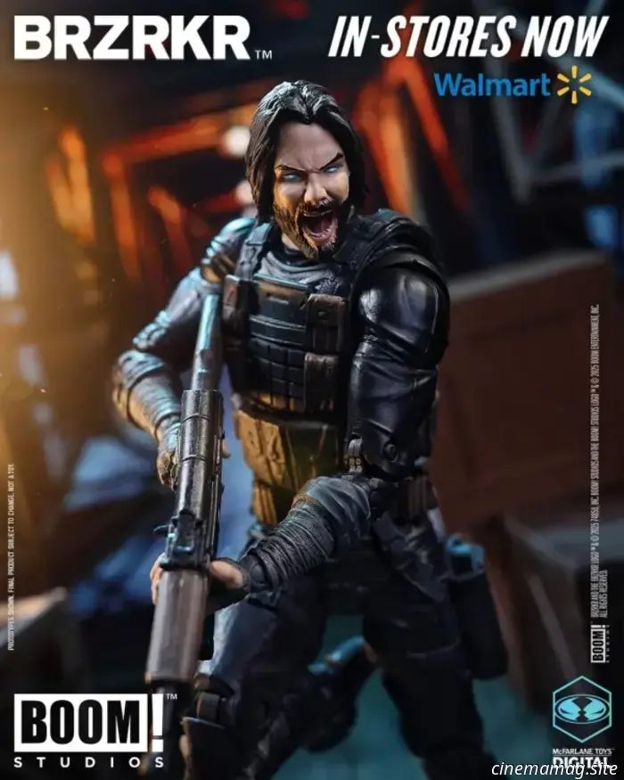 Би Киану Ривза пришла в Walmart с фигуркой BRZRKR от McFarlane Toys