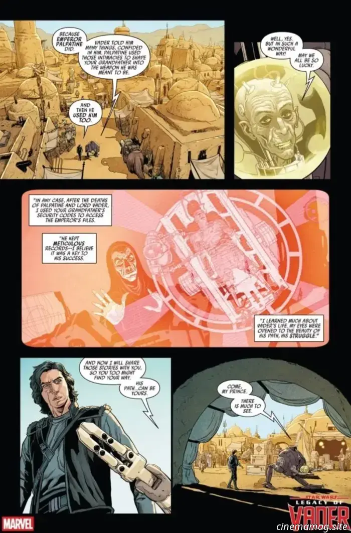 Первый взгляд на Marvel's Star Wars: Legacy of Vader #2