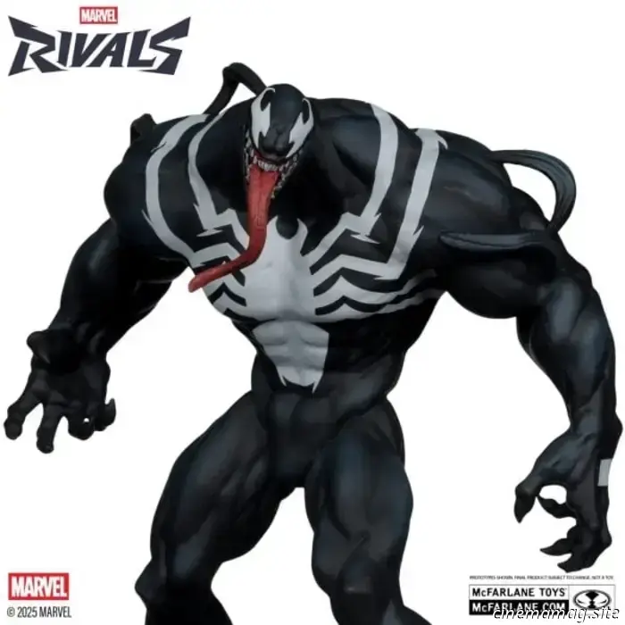 McFarlane Toys presentó las figuras coleccionables de Hulk y Venom de Marvel Rivals.