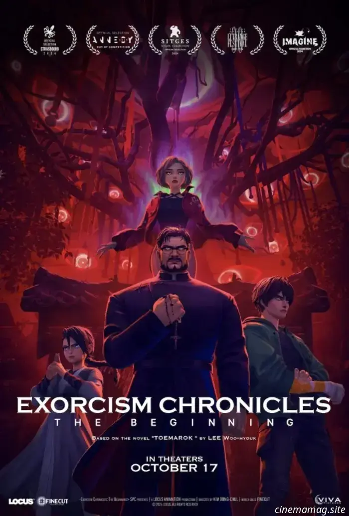La película de animación coreana de acción y terror 'Exorcism Chronicles: The Beginning' recibe tráiler, póster e imágenes
