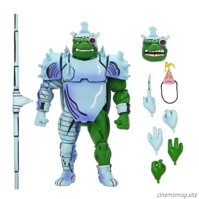 NECA svela le action figure delle Tartarughe Ninja: Raphael nei panni di Shredder, Donatello cyborg e Nobody.