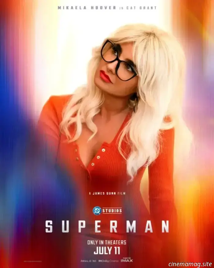 Incontra la stampa con i nuovi poster dei personaggi di Superman