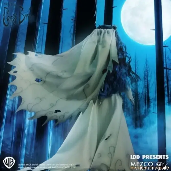 Emily becomes part of the Living Dead Dolls collection with the LDD Presents Corpse Bride doll from Mezco Toyz.