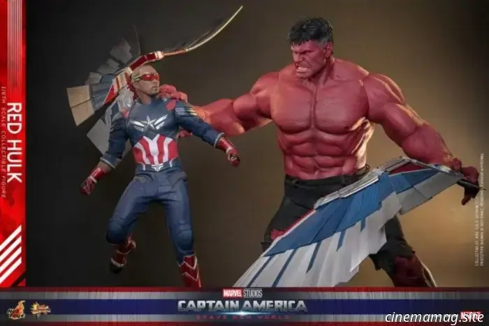 Hot Toys da rienda suelta al Hulk Rojo con la figura Capitán América: Un Mundo Feliz a sexta escala