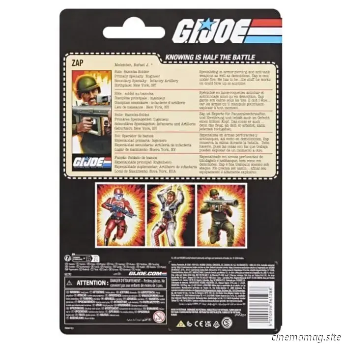 Retro cardback della serie G.I. Joe Classified: Crimson Guard femminile, Crazylegs e Zap svelati da Hasbro
