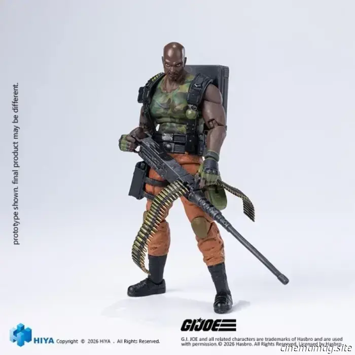 Roadblock joins Hiya Toys' G.I. Joe Exquisite Mini Series with a new figure release.