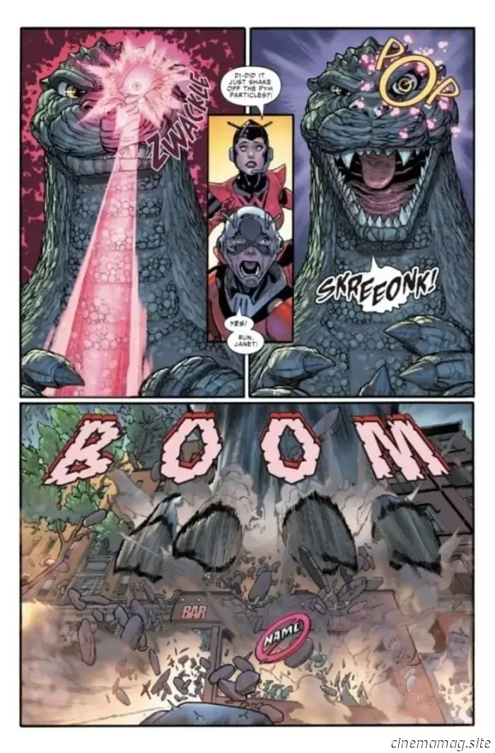 Годзилла разрушает Вселенную Marvel №2 — превью комикса