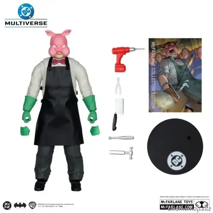 McFarlane Toys has revealed new DC Multiverse figures featuring Zatanna, Detective Chimp, Professor Pyg, Elongated Man, Cosmic Boy, and Blackhawk.