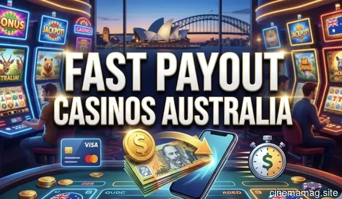Fast Payout Casinos Australia 2026 - Top 5 Online Casinos with Instant AUD Withdrawals & Real Money