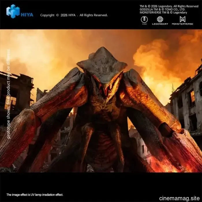 El MUTO del MonsterVerse se une a la línea de figuras de acción Exquisite Basic Series de Godzilla de Hiya Toys.